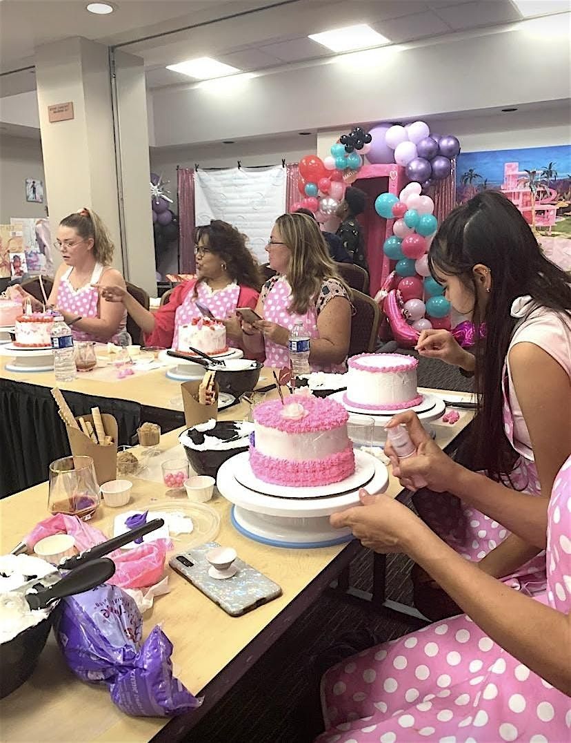 Cake and Sip San Diego Cake Decorating Party!