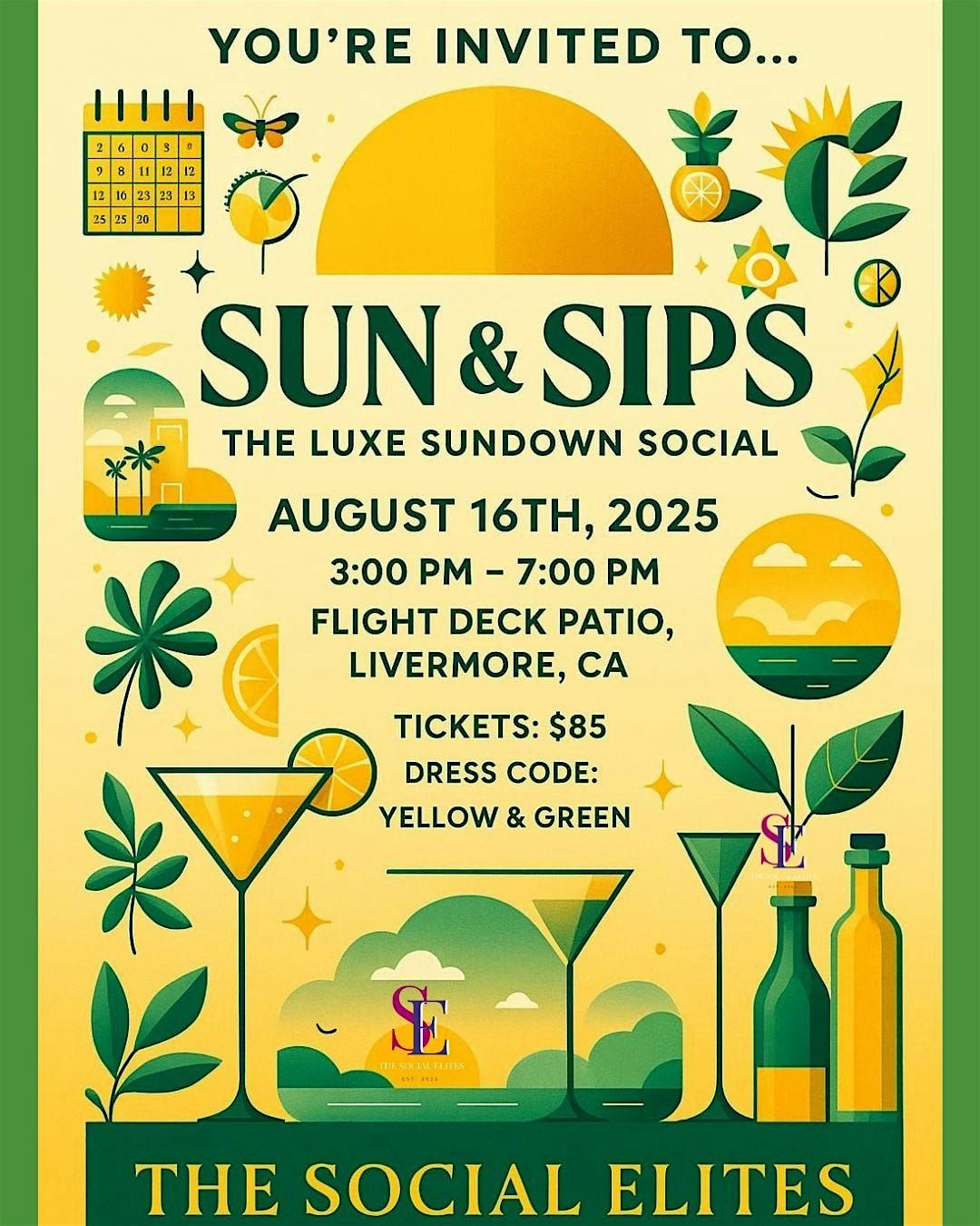 Sun & Sips: The Luxe Sundown Social