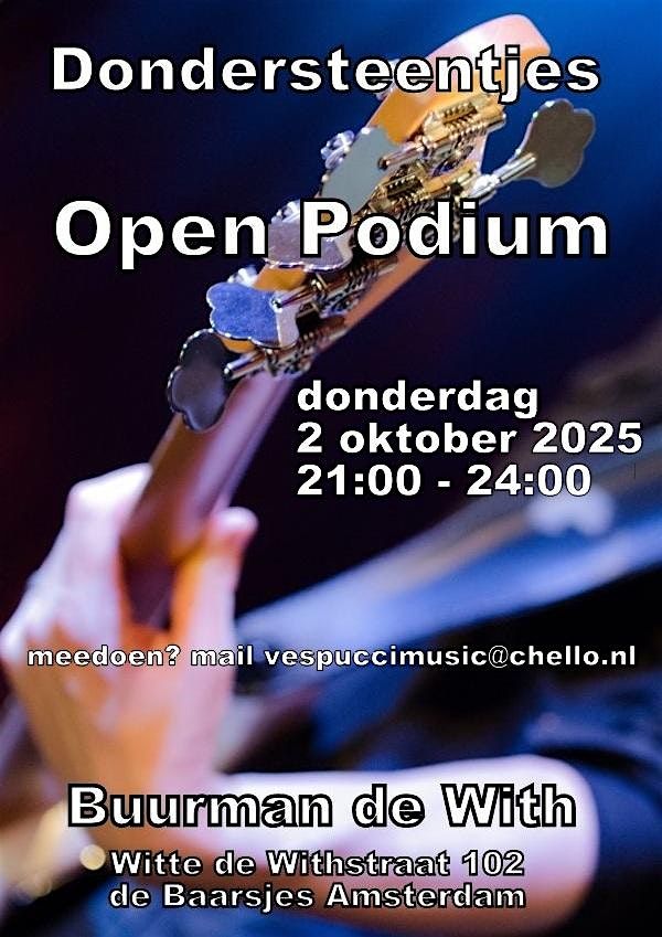 Dondersteentjes Open Podium