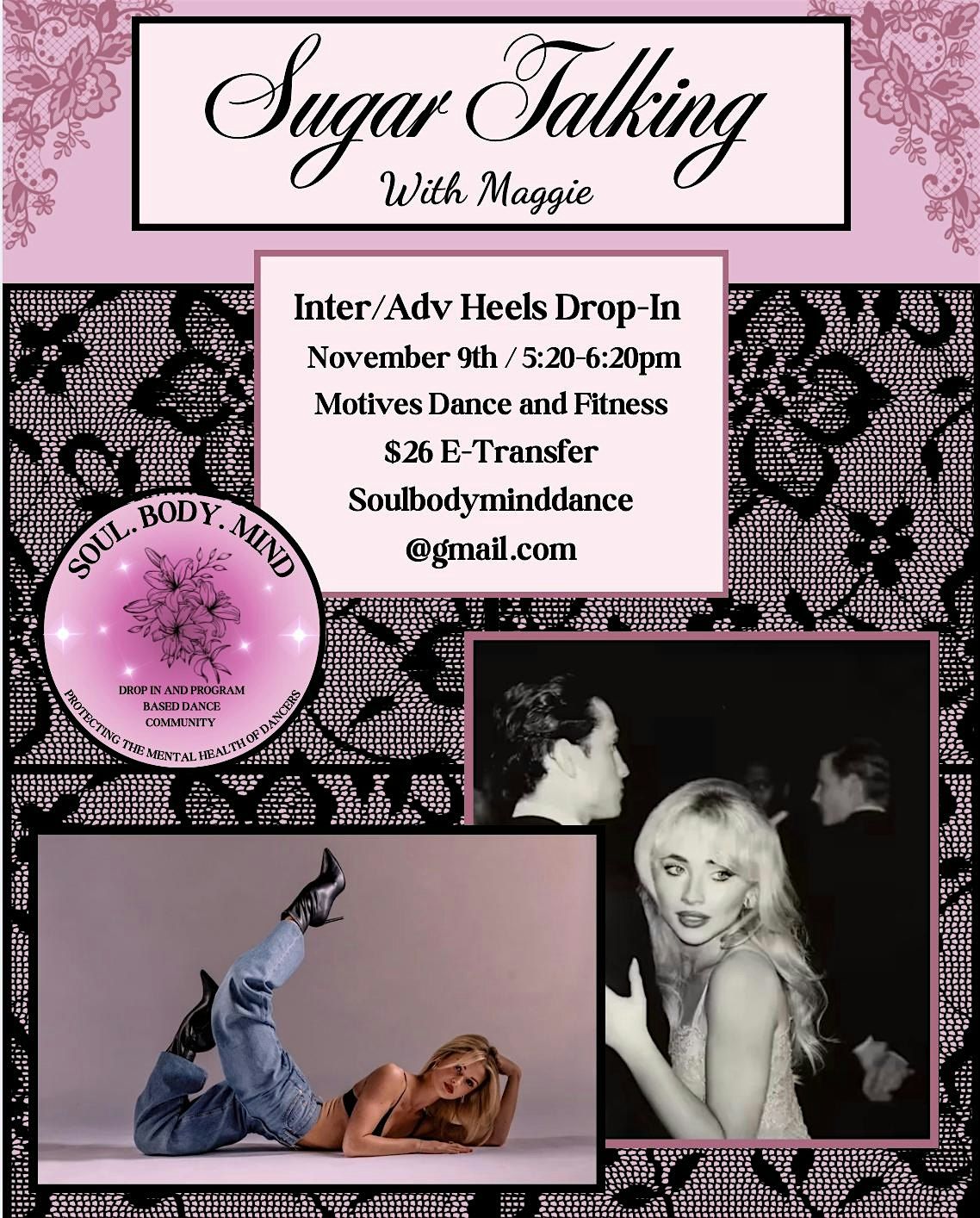 Sugar Talking Inter\/Adv Heels Drop In