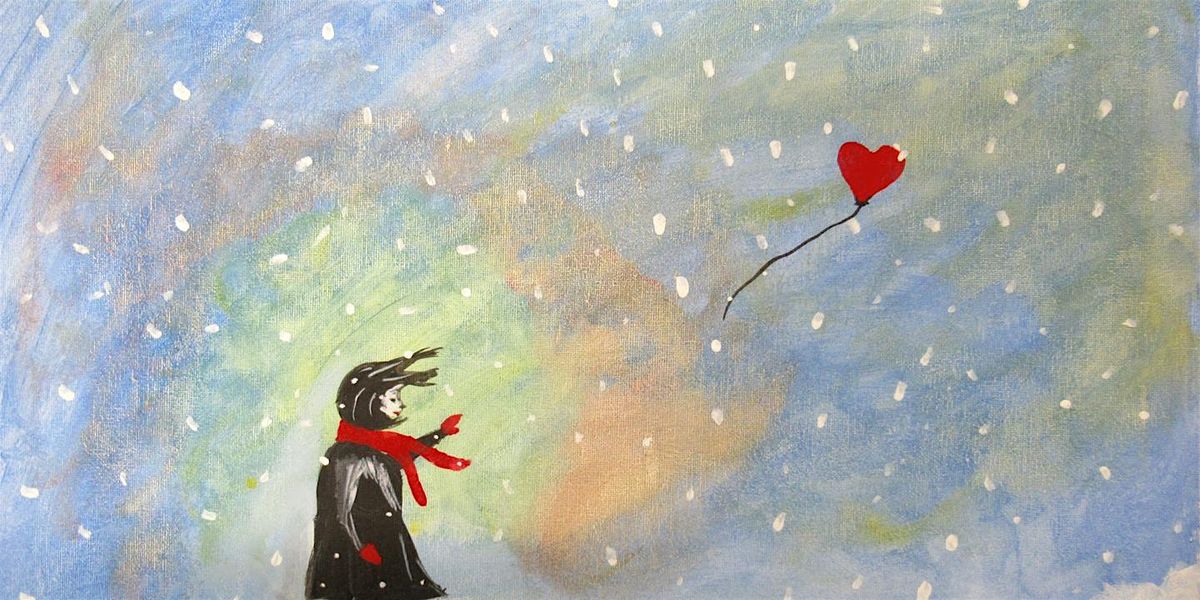 Paint Winter Balloon Girl, Cambridge