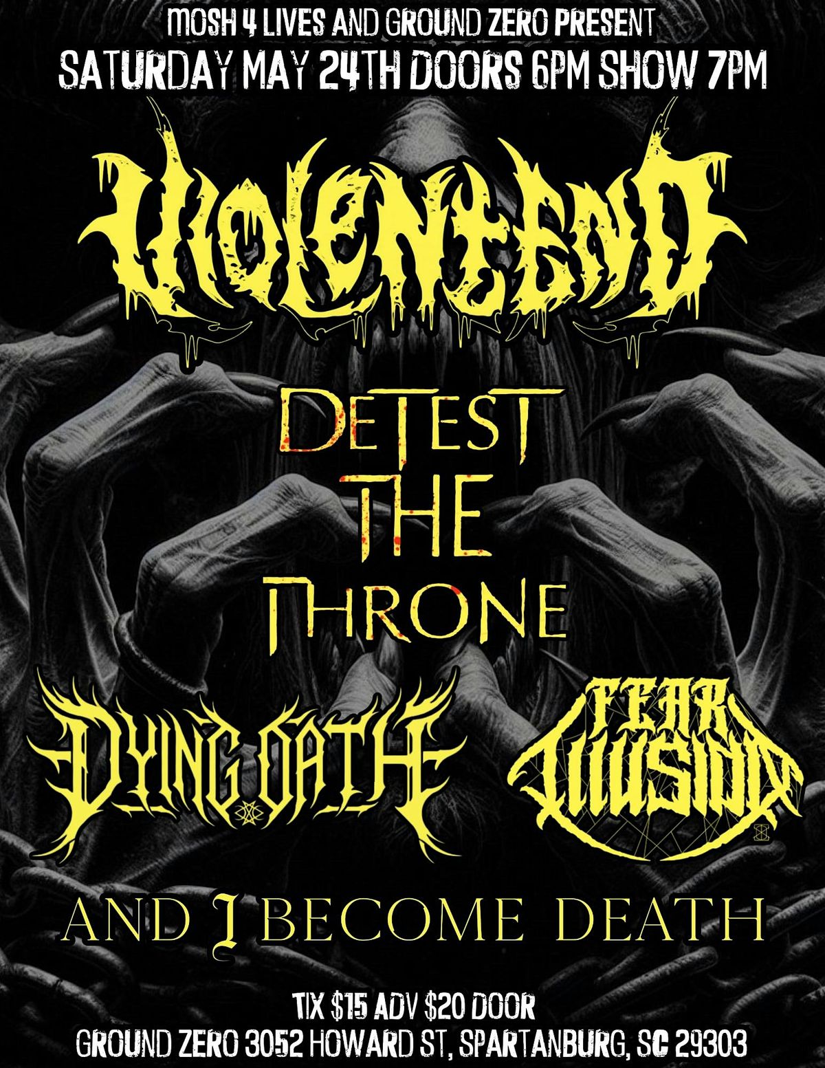 Detest the Throne cd release