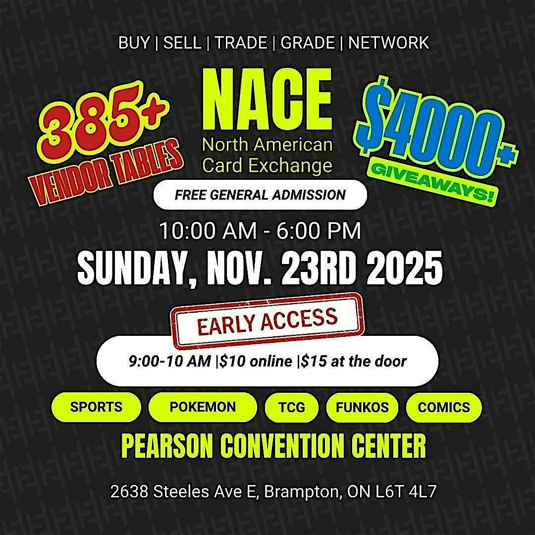 Slab Sharks Presents North American Card Exchange (NACE)