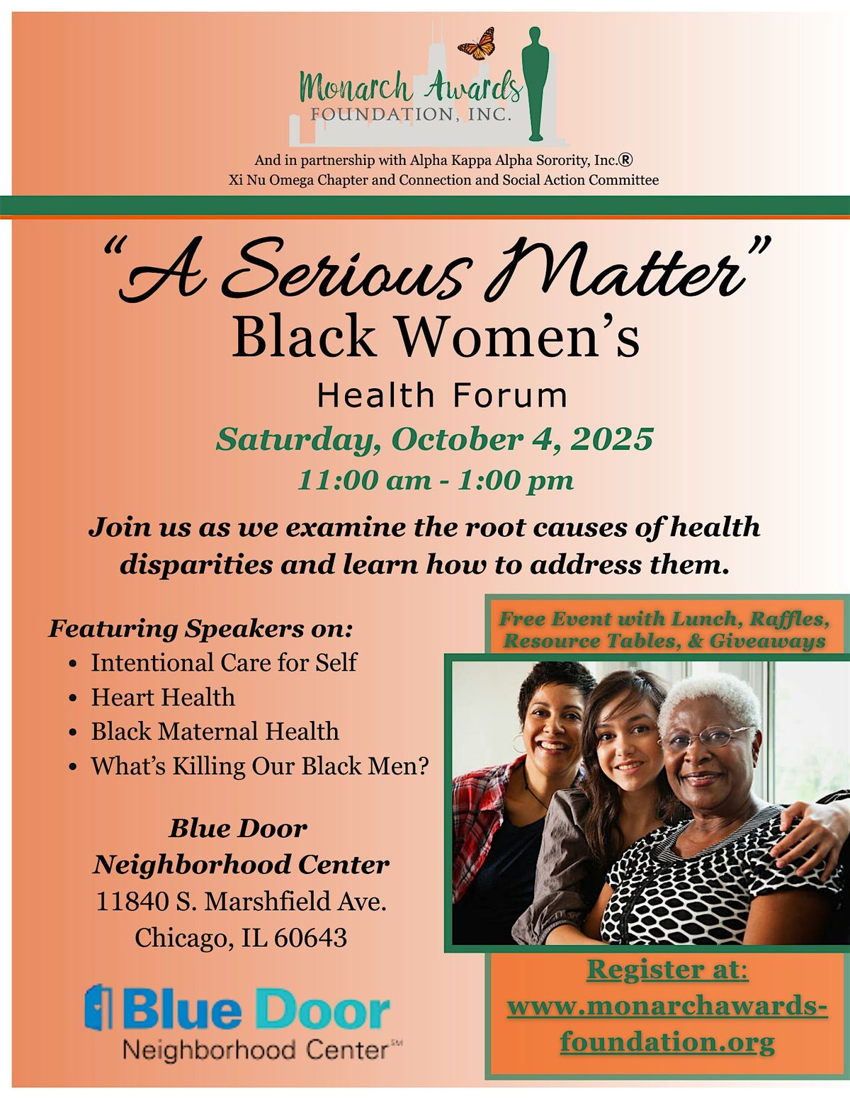 "A Serious Matter" Black Women's Health Forum