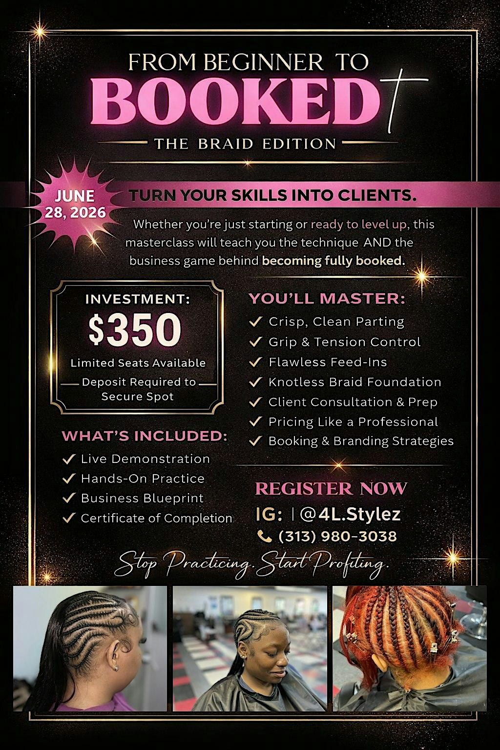 From Beginner to Booked: Braiding Edition