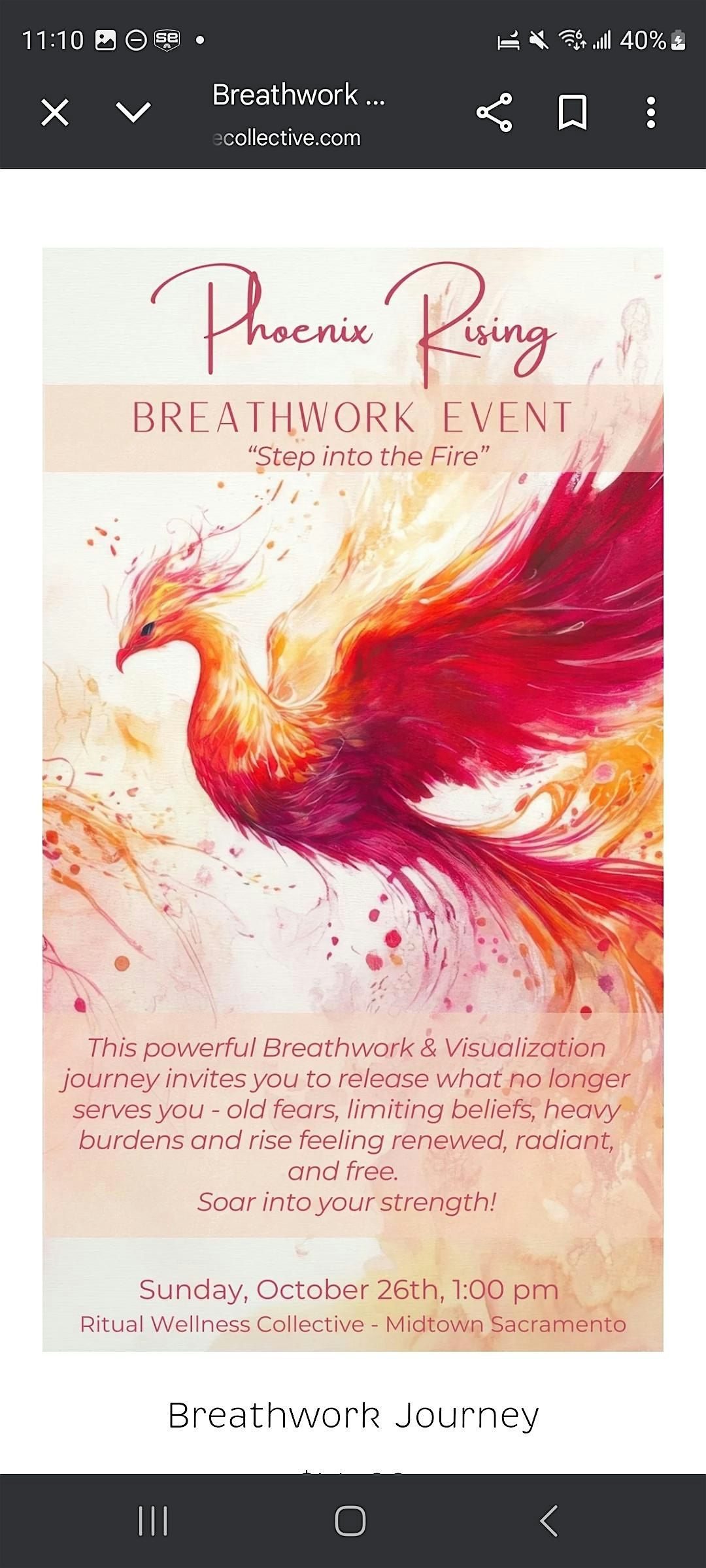 Breathwork Journey :Phoenix Rising