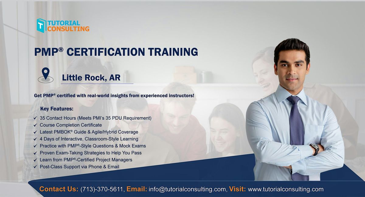 Accelerate Your Career \u2013 PMP\u00ae Certification in Little Rock, AR