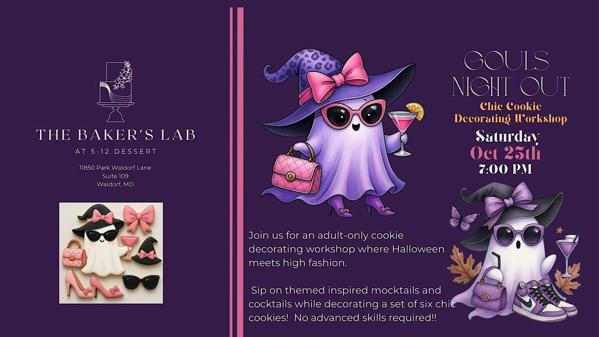 Ghouls Night Out Chic Cookie Decorating Workshop
