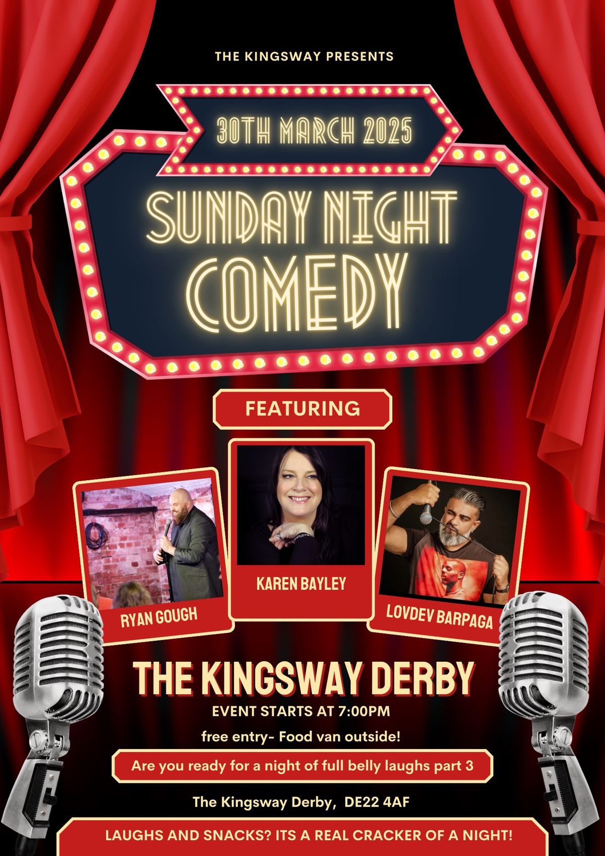 The Kingsway Derby Comedy Night