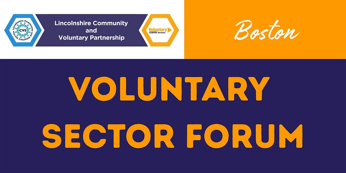 Boston Voluntary Sector Forum - January 2026