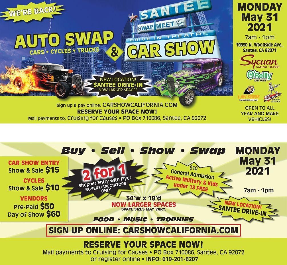 Auto Swap Car Show Santee Drive In Theatre 31 May 2021