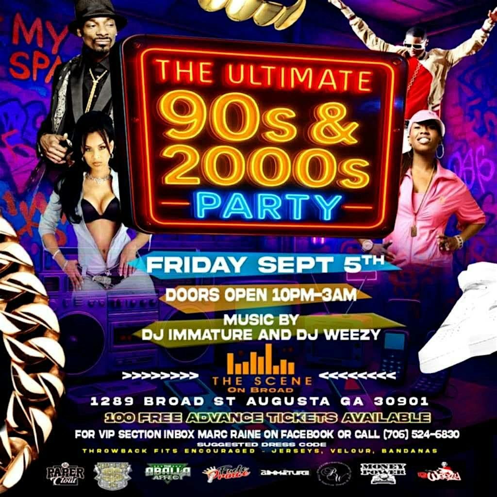 Ultimate 90s and 2000s party