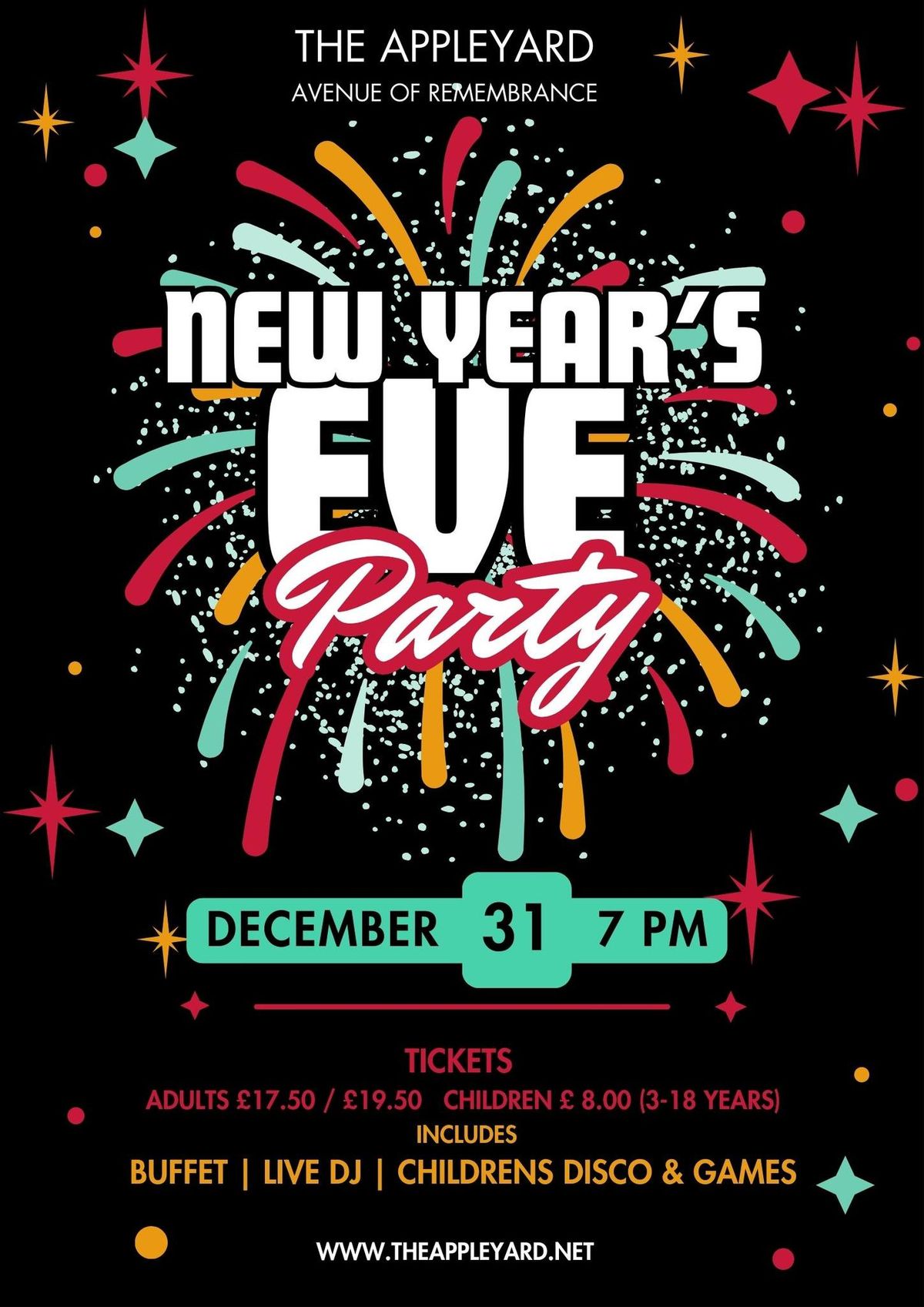 New Years Eve Party at The Appleyard