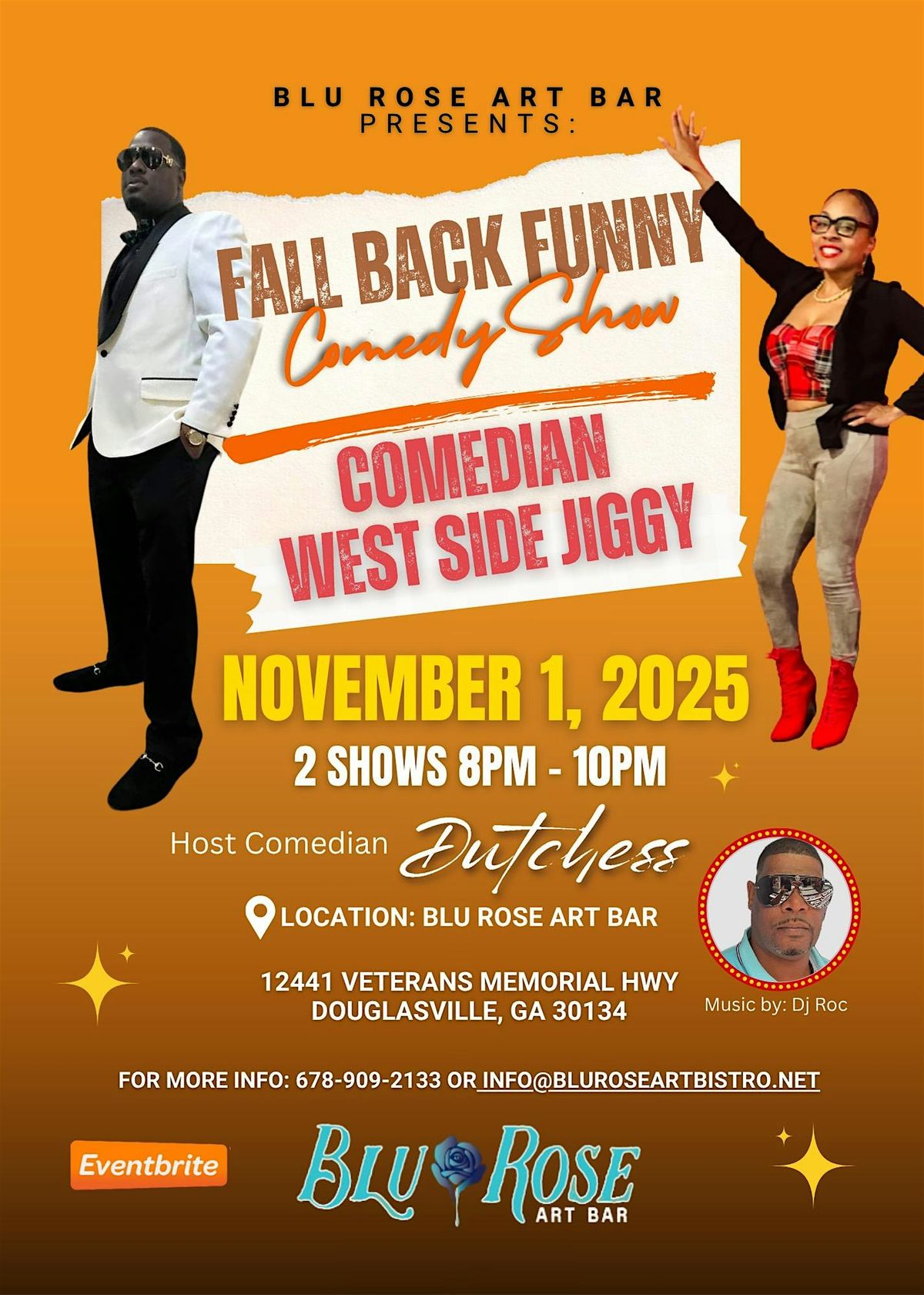 Fall Back Funny Comedy Show