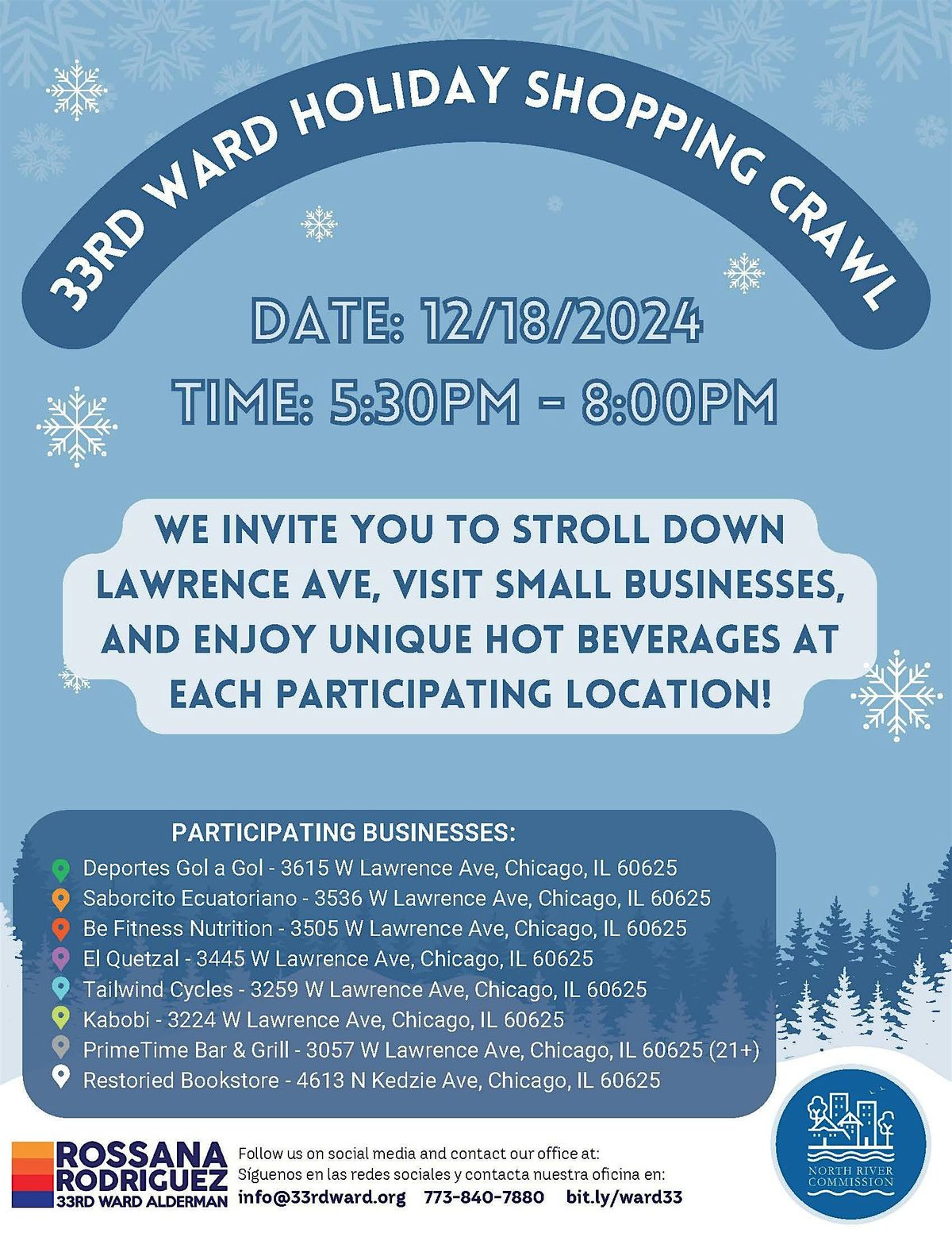 33rd Ward Holiday Shopping Crawl