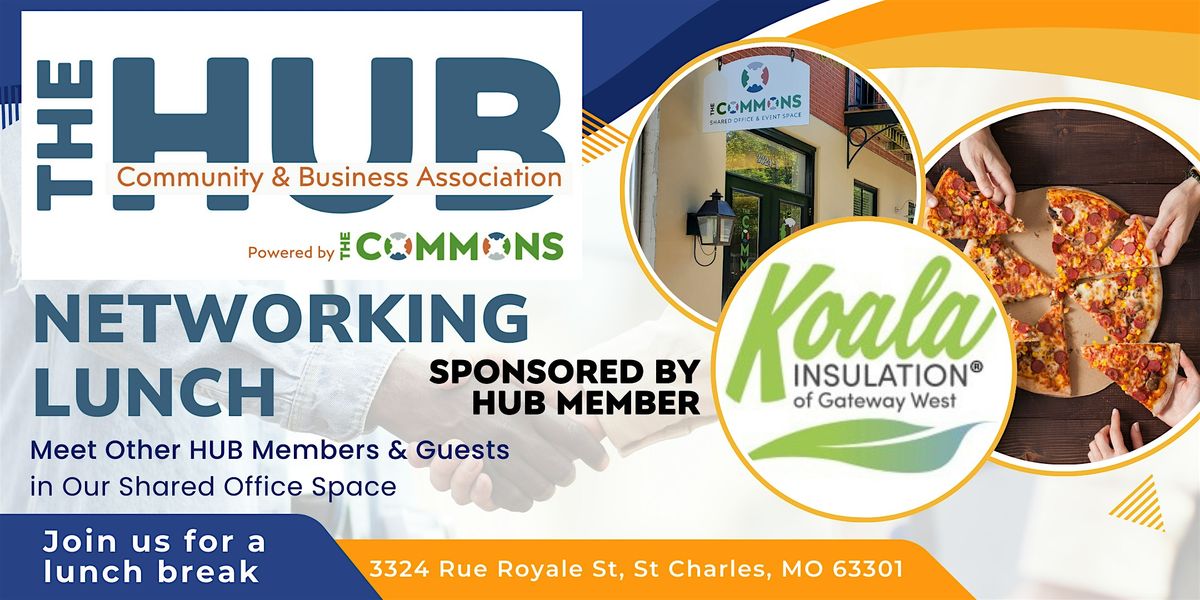 NOVEMBER  NETWORKING LUNCH - The HUB | Community & Business Association