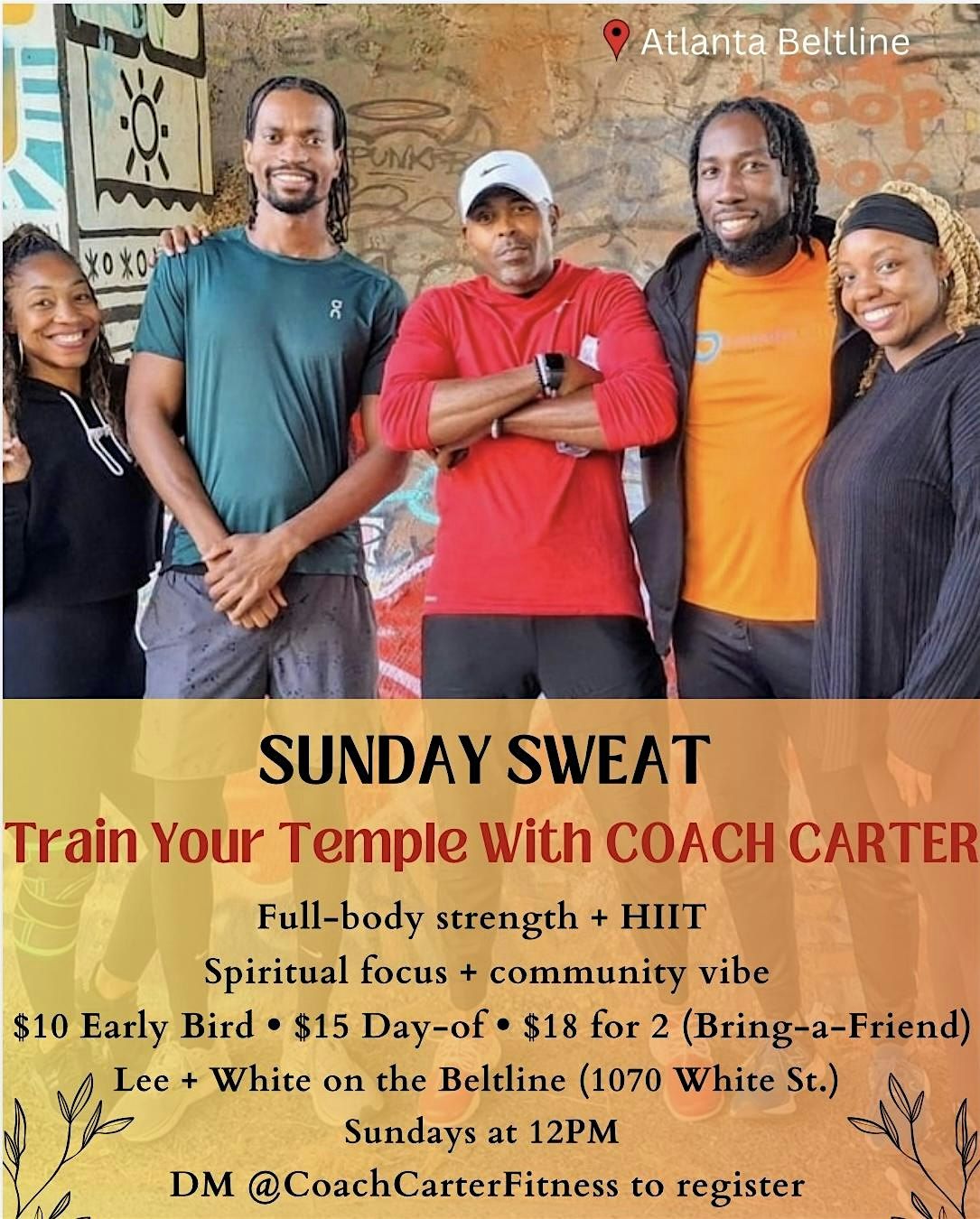 SUNDAY SWEAT Recharge Your Temple with Coach Carter