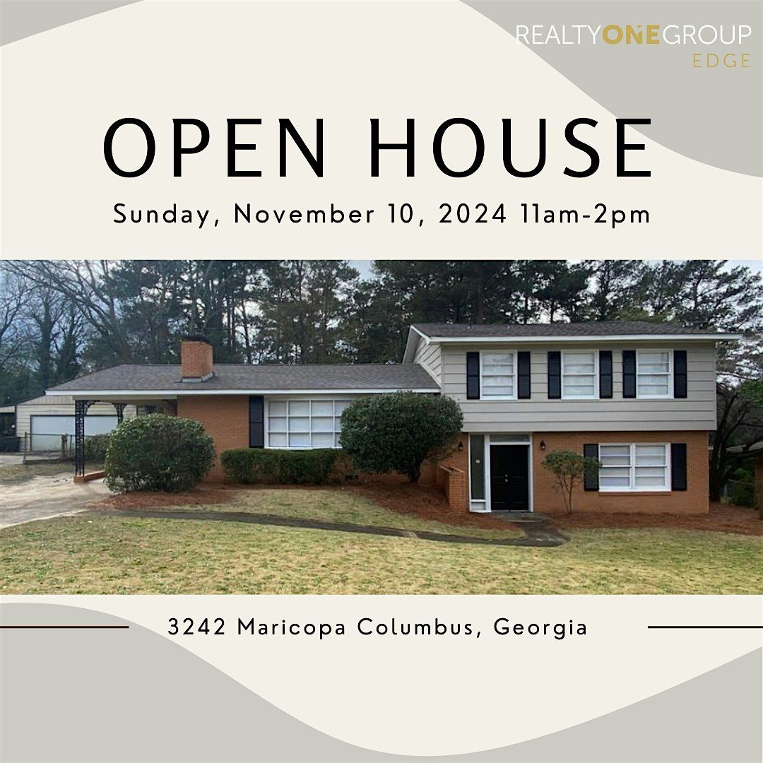 Open House This Sunday!!