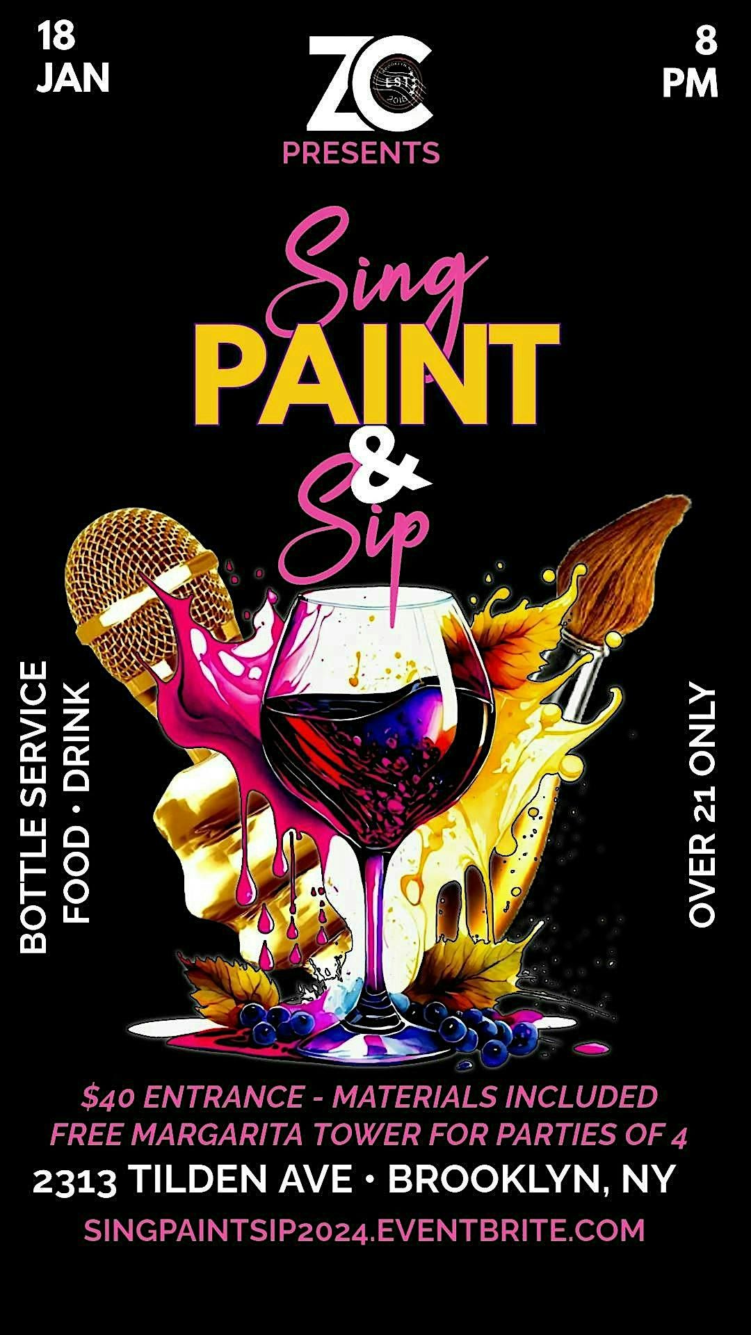 Sing, Paint & Sip