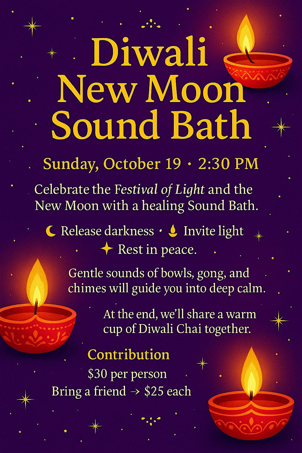 Diwali New Moon Sound Bath