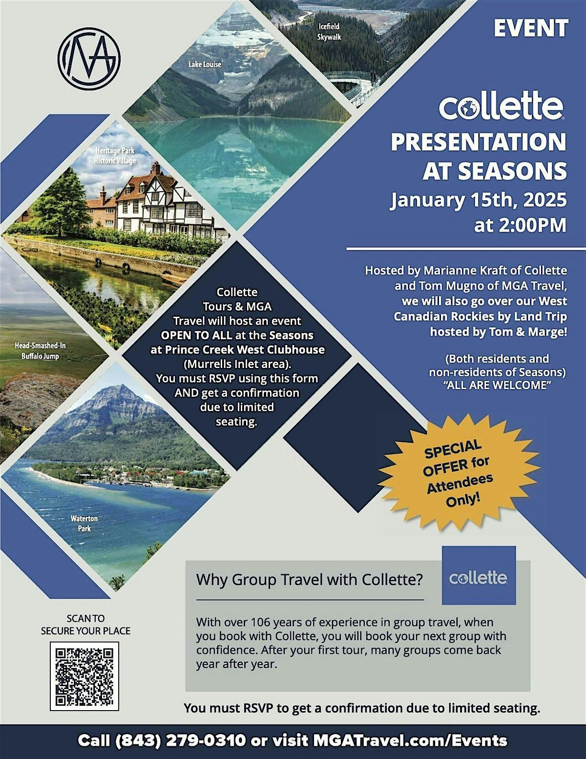 Collette Tours In Person Presentation Murrells Inlet