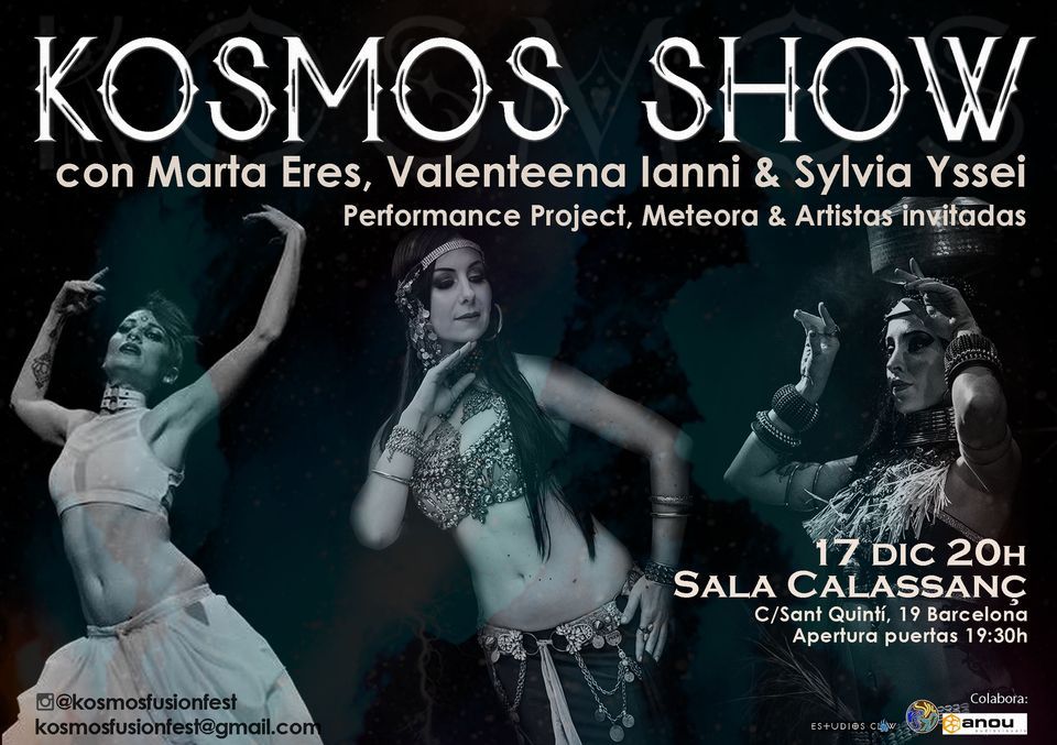 KOSMOS SHOW con Marta Eres, Valenteena Ianni, Sylvia Yssei, Meteora y artistas invitadas