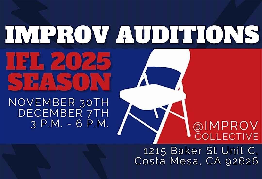 Improv Auditions - IFL 2025 Season - Day 1