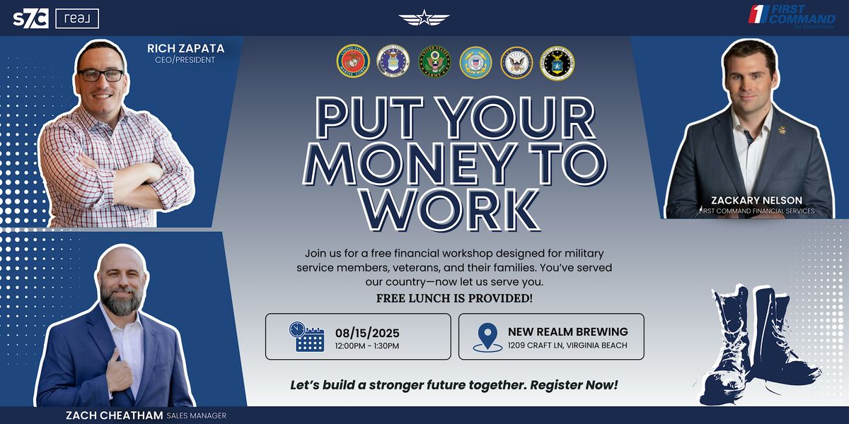 PUT YOUR MONEY TO WORK!