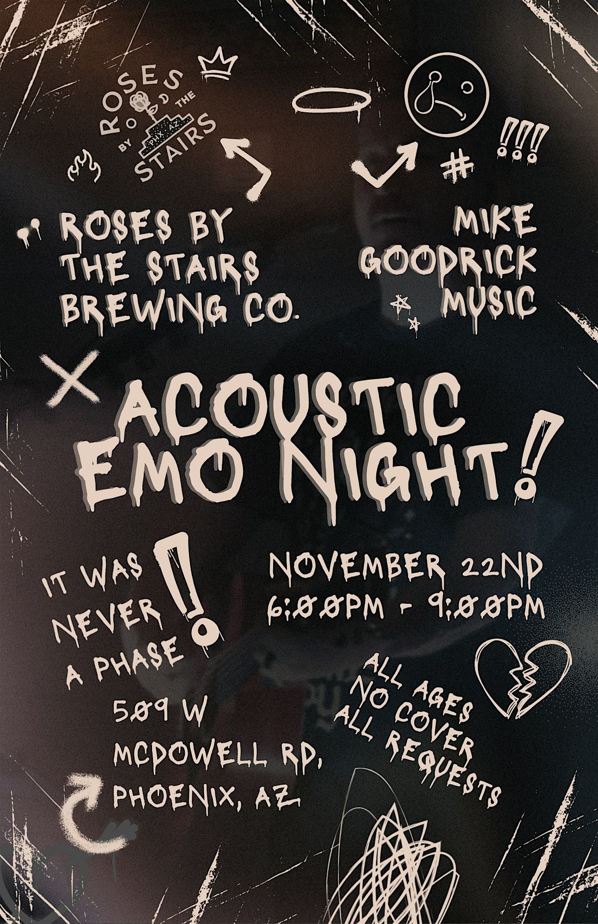 Emo Night at Roses By The Stairs Brewing Co.