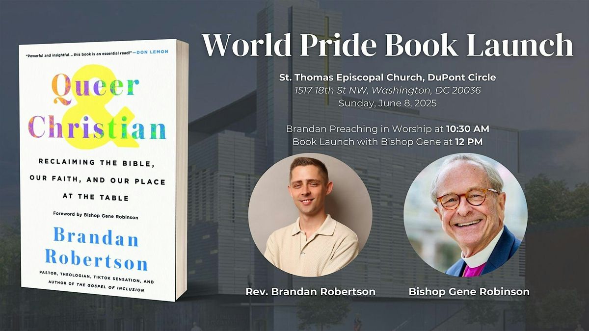 "Queer & Christian" World Pride Book Launch