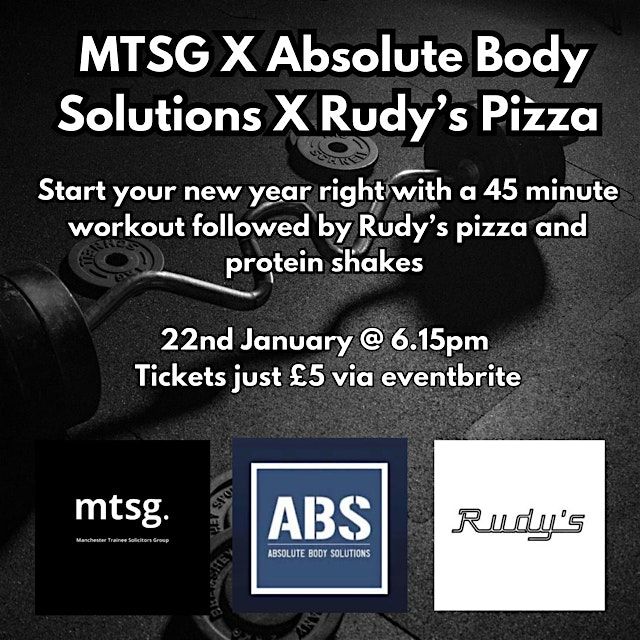 MTSG PRESENTS: ABS WORKOUT AND RUDY'S PIZZA