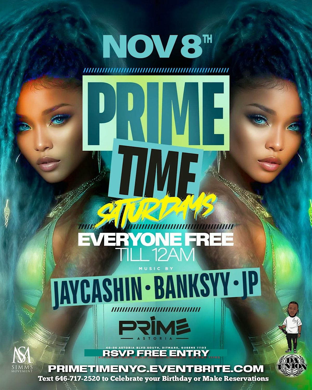 Prime Time NYC Saturdays Party  Prime Astoria Bdays Free Ladies Night