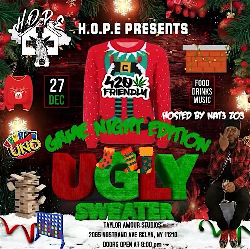 Ugly Sweater Adult Game Night Party