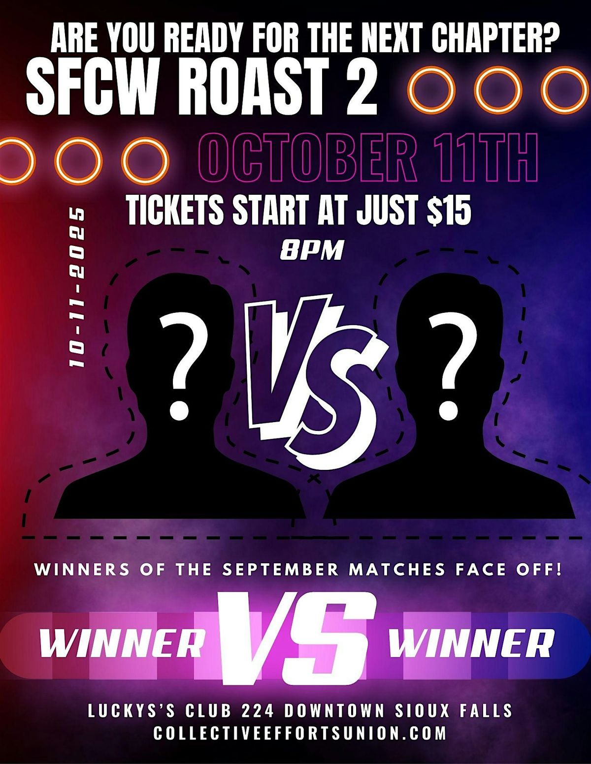 Sioux Falls Comedy Wrestling Roast Battle - Night Two! @ Luckys
