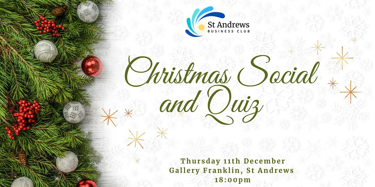 St Andrews Business Club | Christmas Social and Quiz 2025