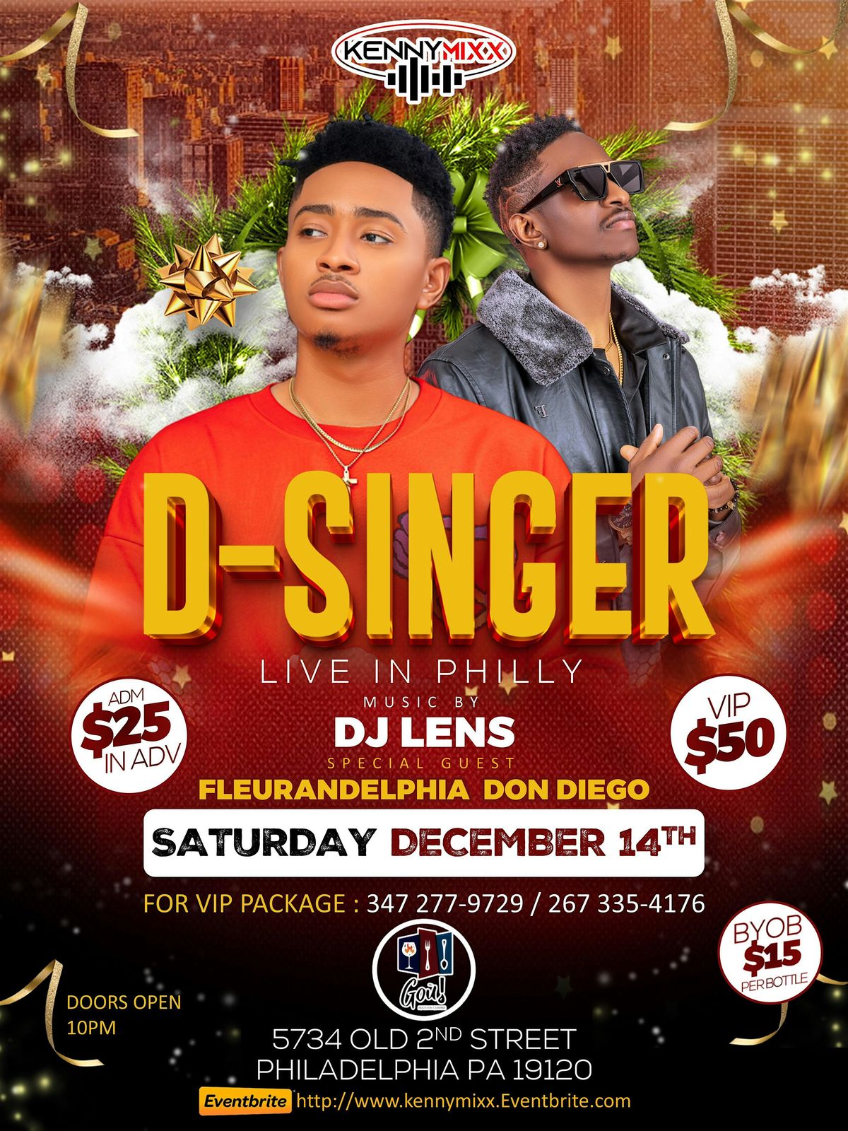 D-SINGER LIVE IN PHILLY