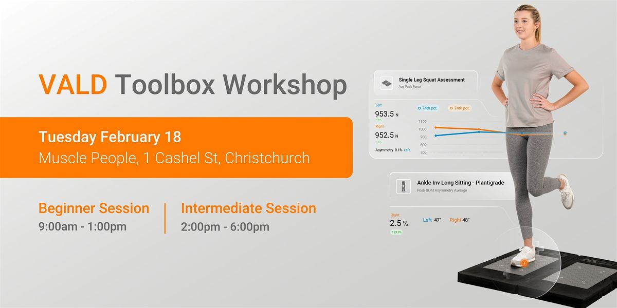Beginner VALD Toolbox Workshop in Christchurch