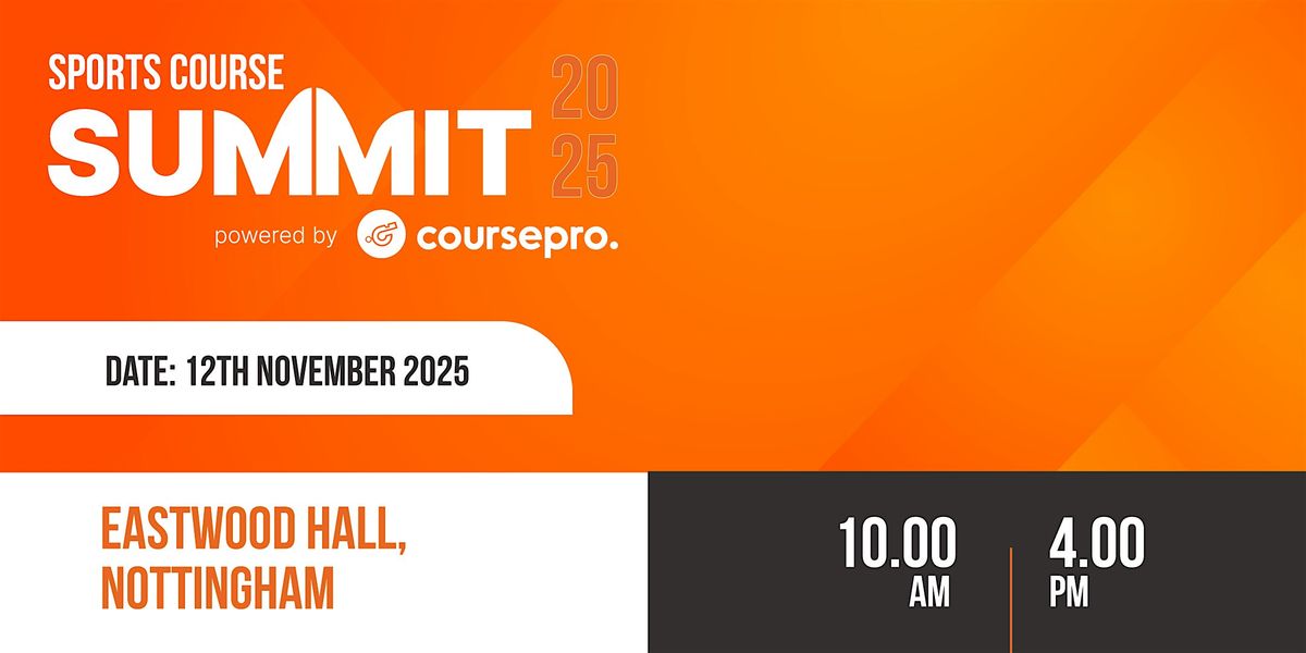 Sports Course Summit 2025
