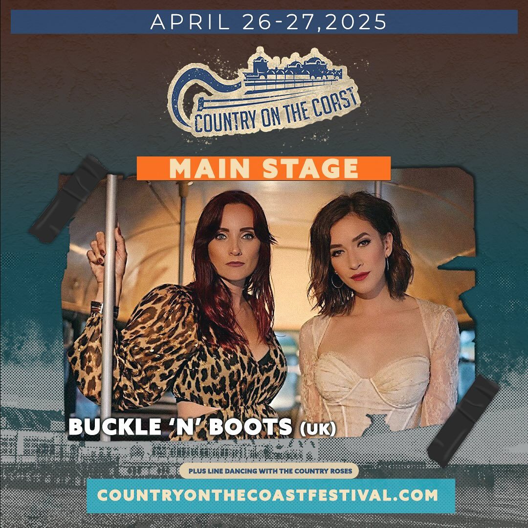 Country On The Coast 2025 - Buckle 'n' Boots full band LIVE on the Main Stage