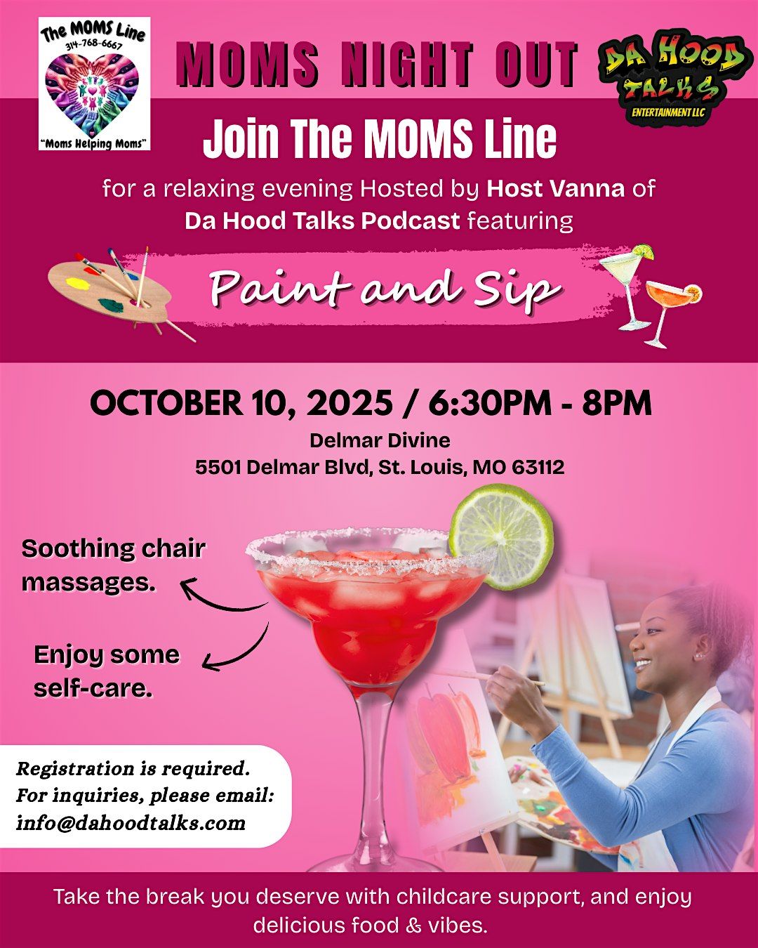 Moms Night Out with The Moms Line