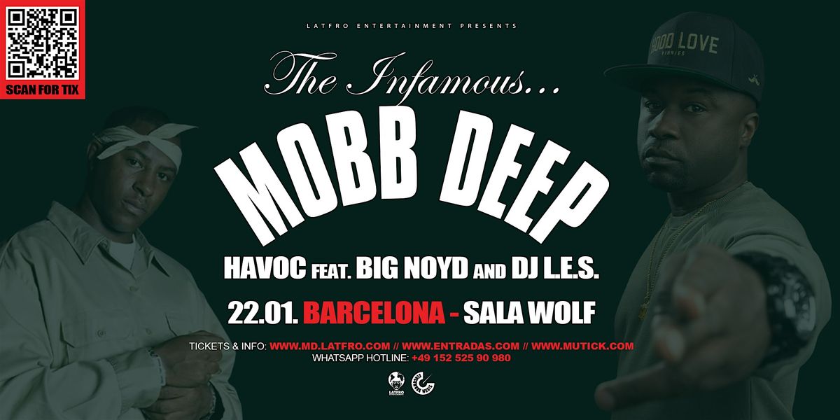 Mobb Deep (Havoc, Big Noyd, DJ.L.E.S.) Live in Barcelona