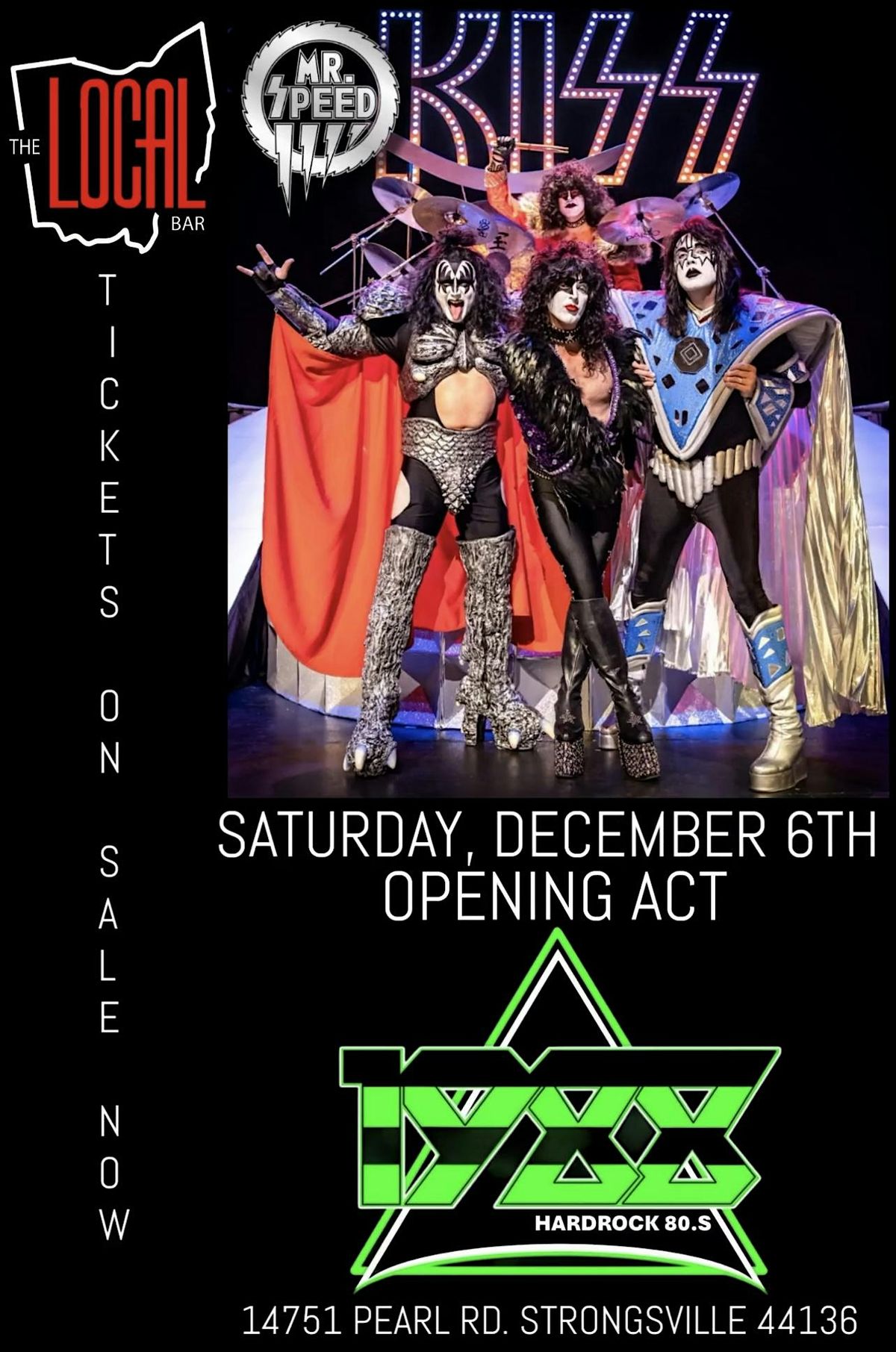 MR. SPEED DEBUTS AT THE LOCAL WITH OPENING BAND 1988