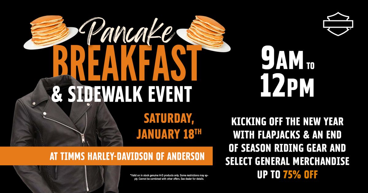 Pancake Breakfast and Sidewalk Event