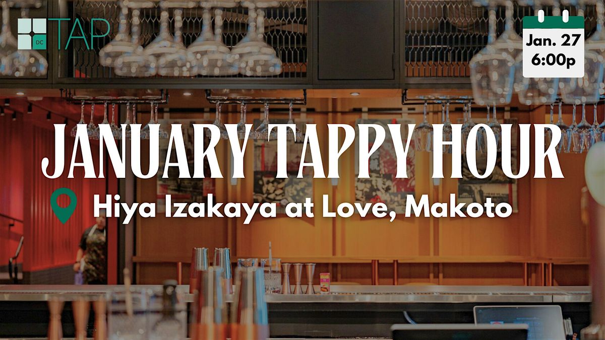 TAP-DC January TAPpy Hour at Hiya Izakaya