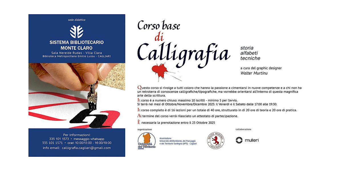 Corso base di Calligrafia