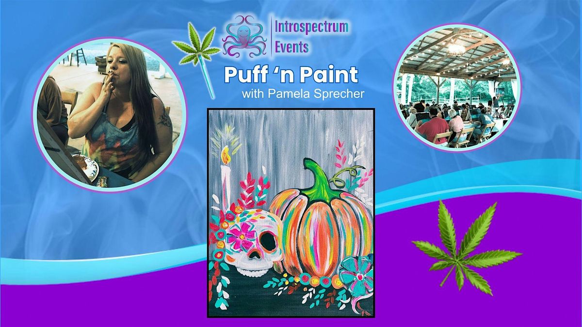 Puff n Paint Skull and Pumpkin