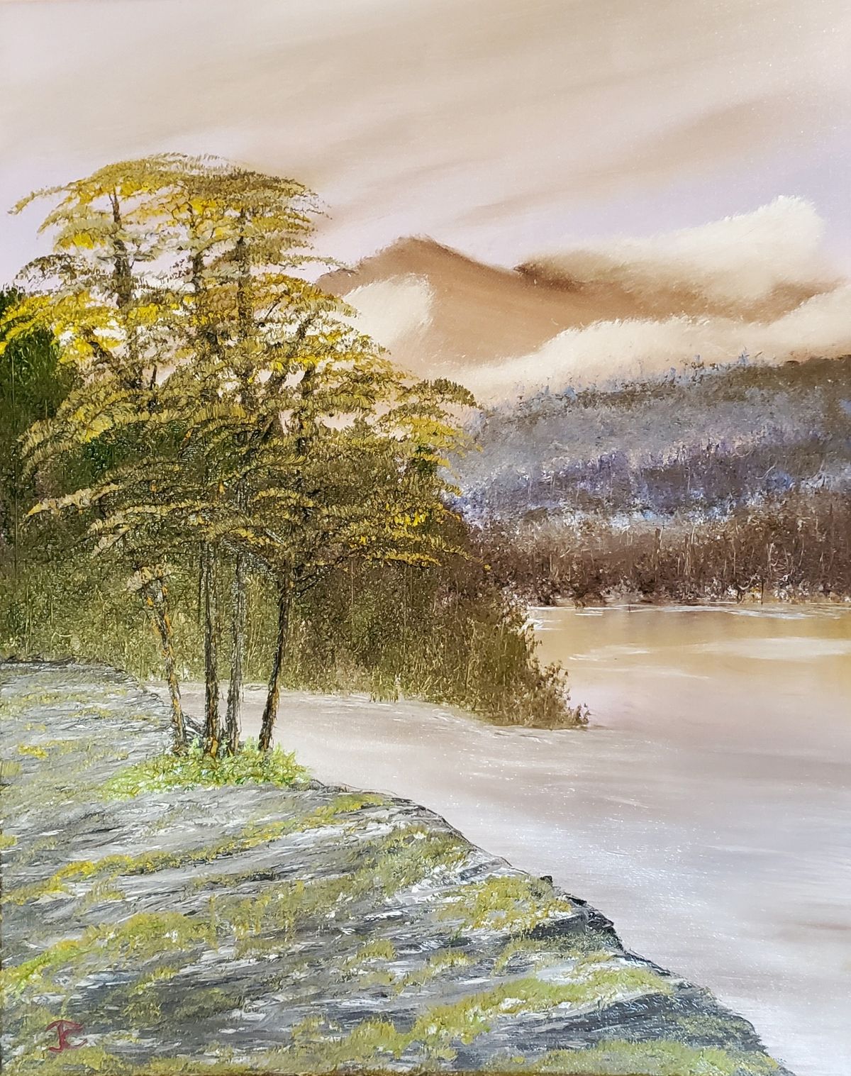 Unleash Your Inner Artist \u2013 Bob Ross Style Wet-on-Wet Oil Painting 