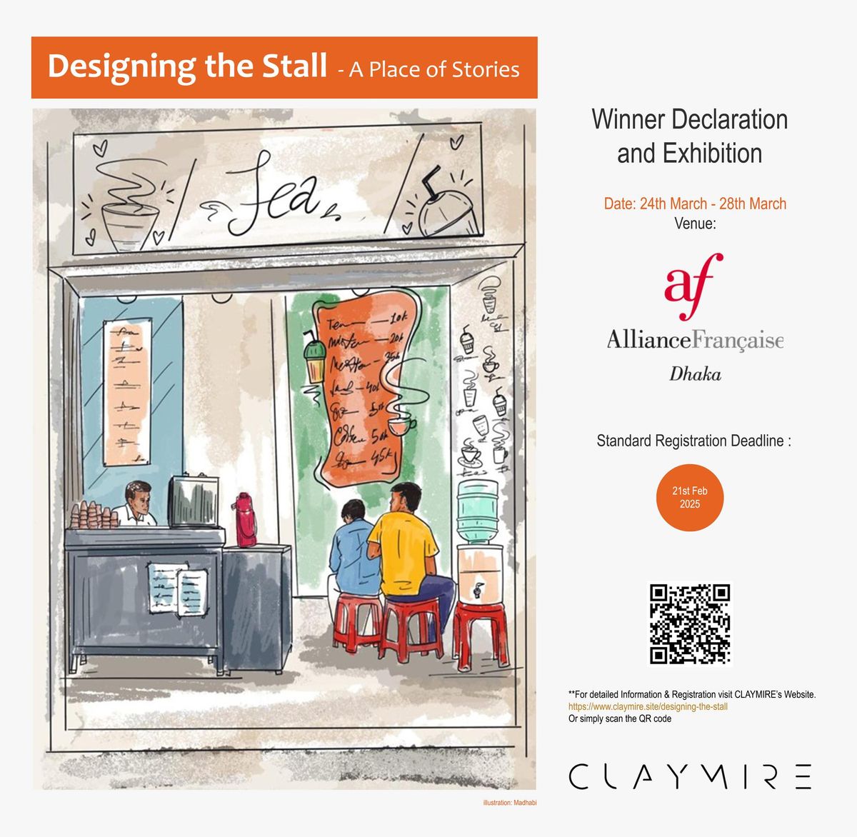 Claymire: Designing the Stall \u2013 Award Winner Announcement and Exhibition