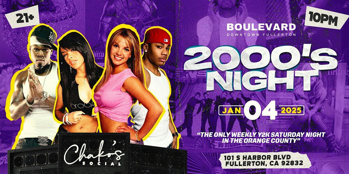 2000s MUSIC ALL NIGHT LONG IN ORANGE COUNTY