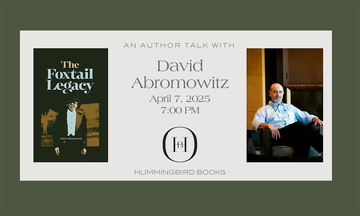 An Author Talk With David Abromowitz